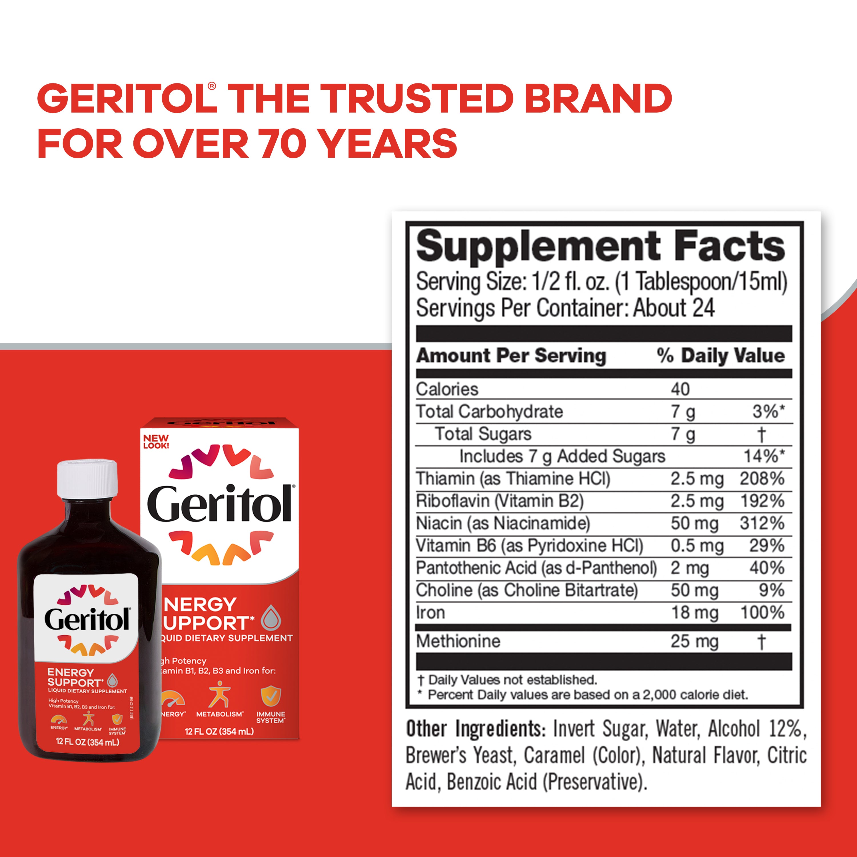 Geritol Geritol Liquid Supplement