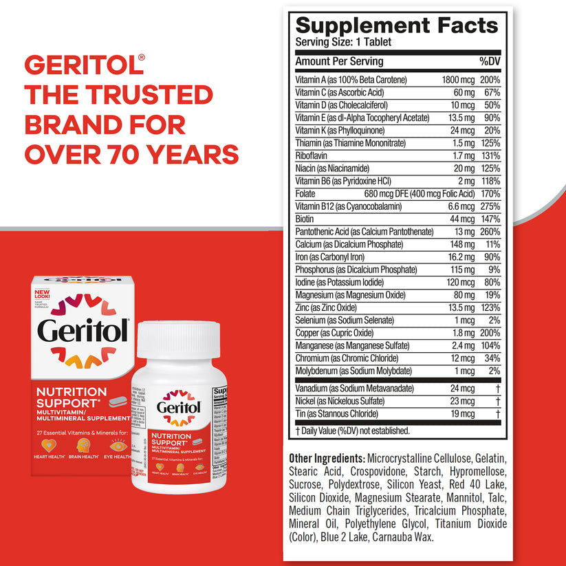 Geritol Multivitamin Supplement