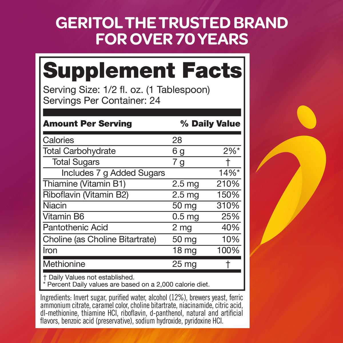 Geritol Tablets Color Geritol Liquid Supplement